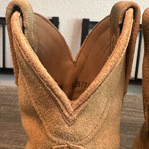 Tecovas The Lucy Boots, Women's Size 7B, Sand Suede - Picture 7 of 8